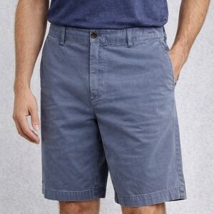 Faherty Mens Blue Shorts Cotton Zip Front Sz 32